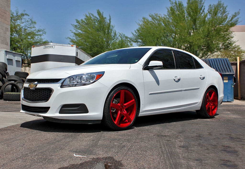 20" Staggered Niche Wheels M187 Milan Candy Red Rims #NC084-2