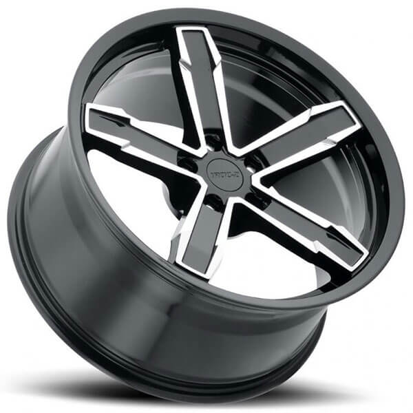 20" Staggered Chevy Camaro Wheels Z10 IROC-Z Black Machined Face Rims 