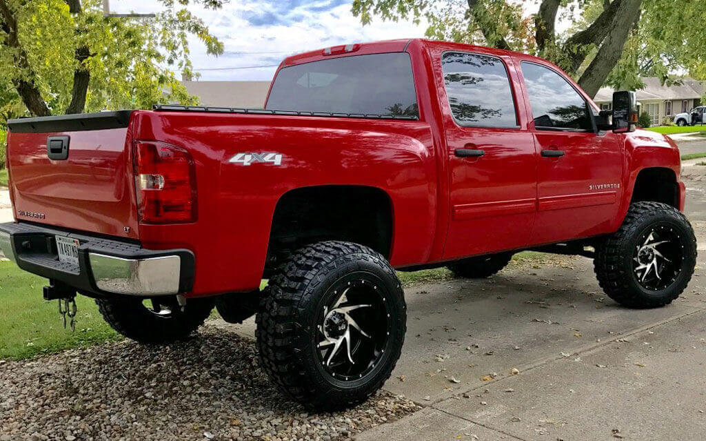 18 Quot Red Dirt Road Wheels Rd13 Vortex Black Machined Off