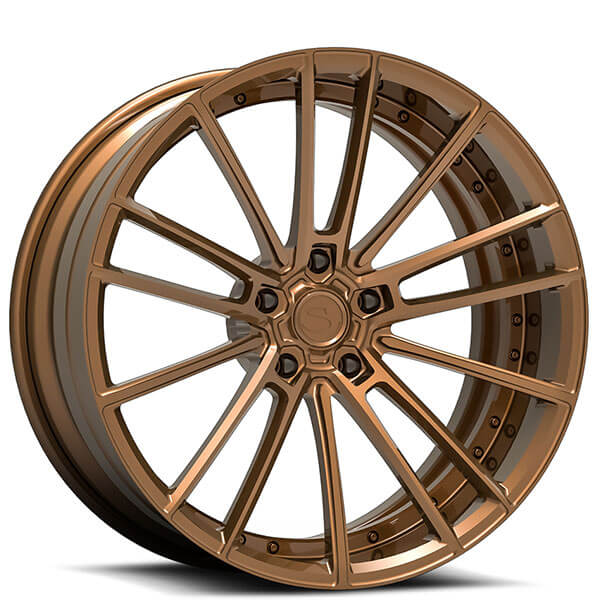 21" Staggered Savini Forged Wheels SV78 Custom Finish Forged Rims