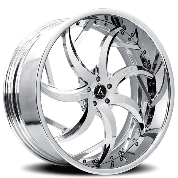 21" Staggered Artis Forged Wheels Sincity Chrome Rims
