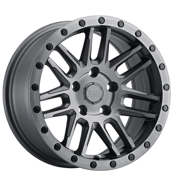 18" Black Rhino Wheels Arches Matte Brushed Gunmetal With Black Lip ...