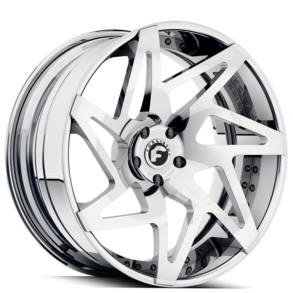 20" Forgiato Wheels Finestro-ECL Chrome Forged Rims