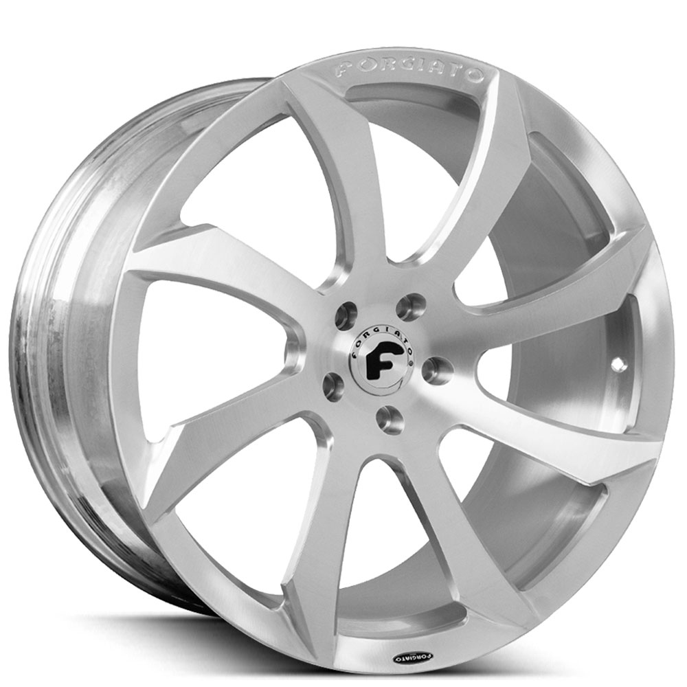 21" Forgiato Wheels Fondare-M Brushed Silver Forged Rims