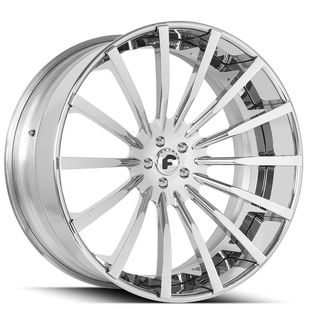 24" Forgiato Wheels Piatto-ECL Chrome Forged Rims