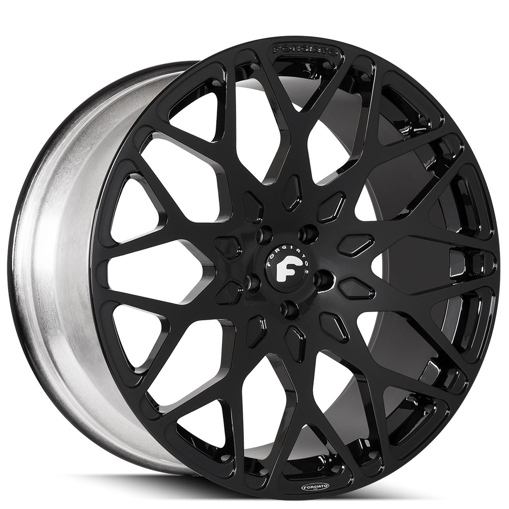 20" Forgiato Wheels Torino-M Gloss Black Forged Rims