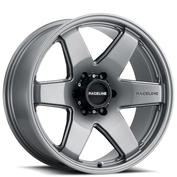 18" Raceline Wheels 942GS Addict Greystone Crossover Rims