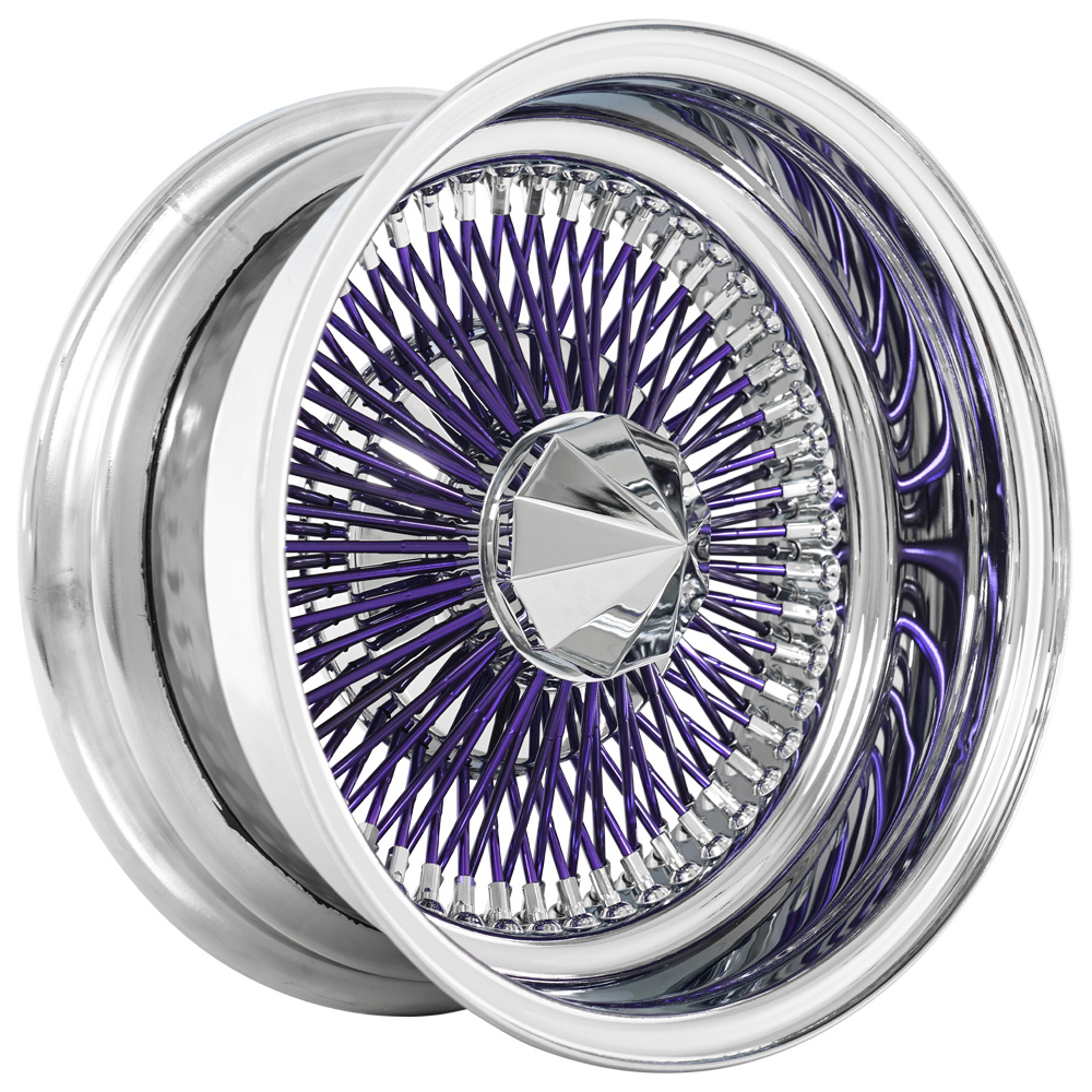 Bolt of purple and top silver lace