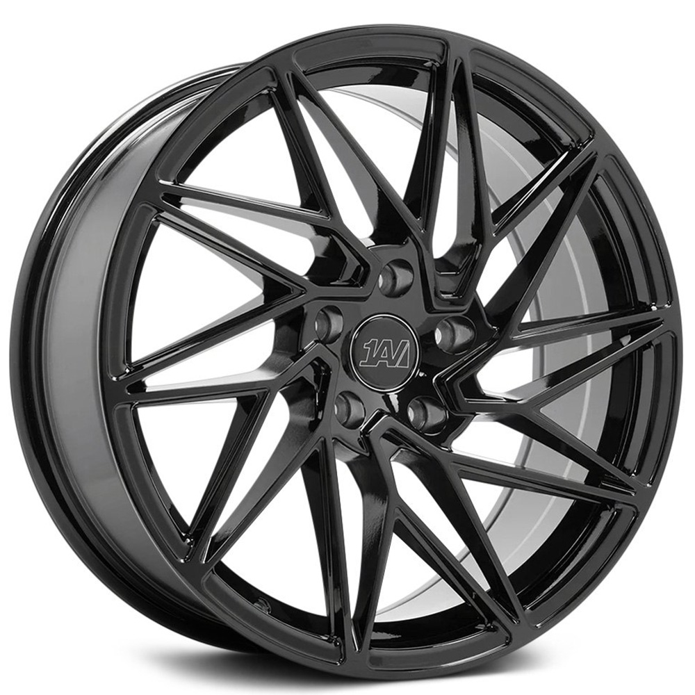 18" 1AV Wheels ZX10 Gloss Black Rims