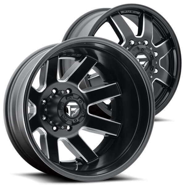 20 Quot Fuel Wheels D538 Maverick Dually Matte Black Milled