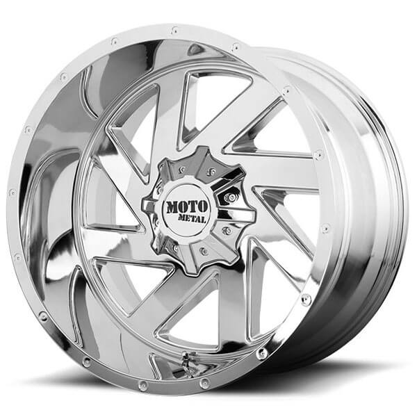 20" Moto Metal Wheels MO988 Melee Chrome OffRoad Rims 