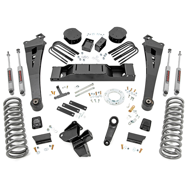 5" Rough Country Suspension Lift Kit (RAM 3500 4WD 2020-2024)