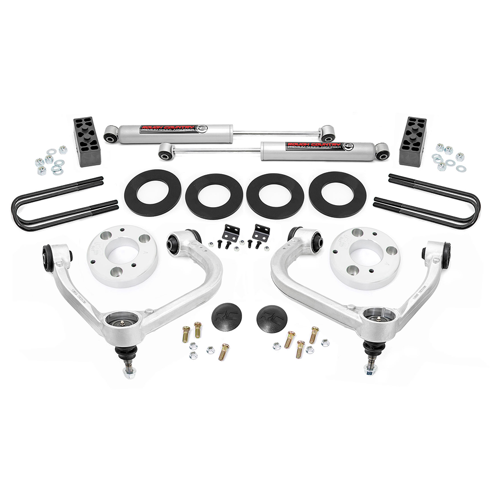 3" Rough Country Suspension Lift Kit (Ford F-150 4WD 2021-2026)