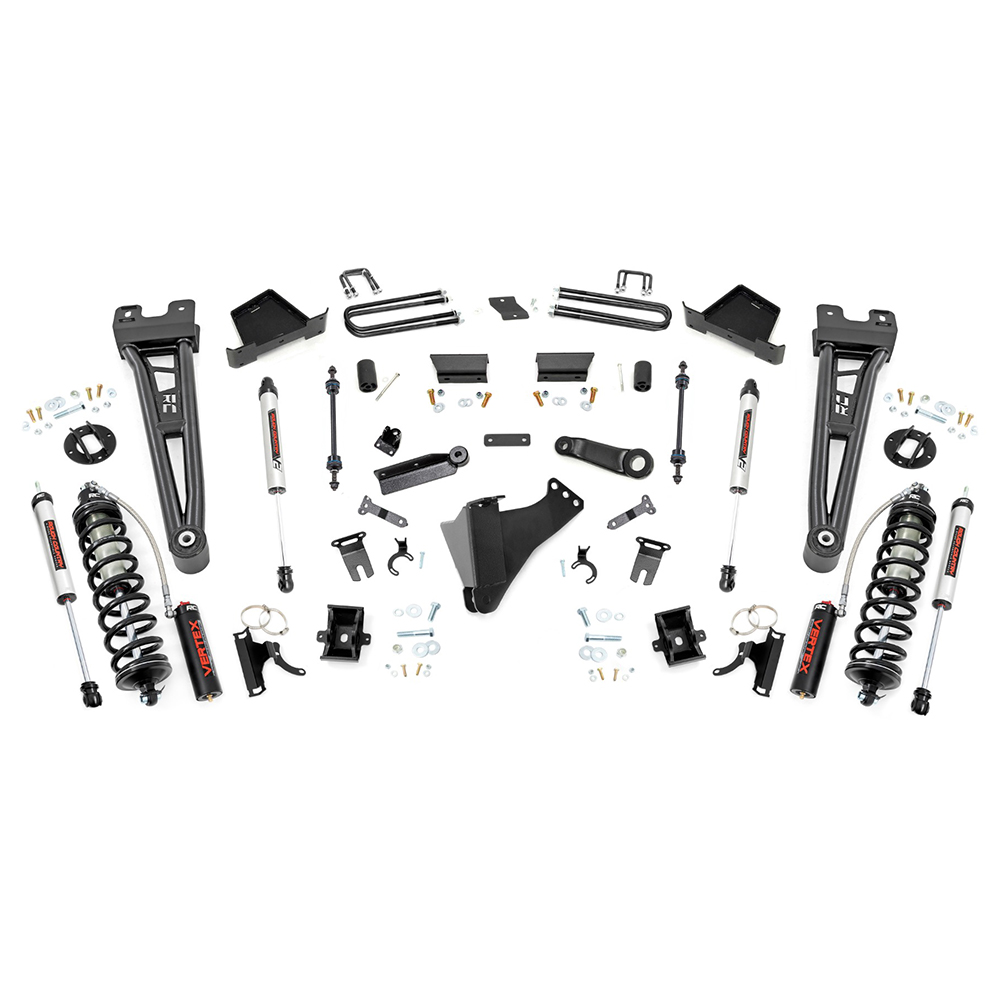 6" Rough Country Suspension Lift Kit | Radius Arm | Coilover Conversion (Ford Super Duty 4WD 2023-2026)