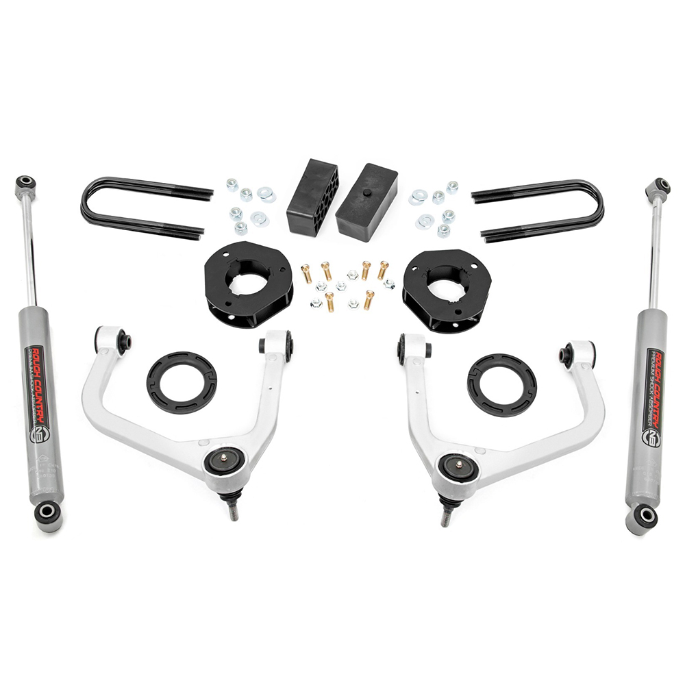 3.5" Rough Country Suspension Lift Kit (GMC Sierra 1500 2WD/4WD 2025-2026)