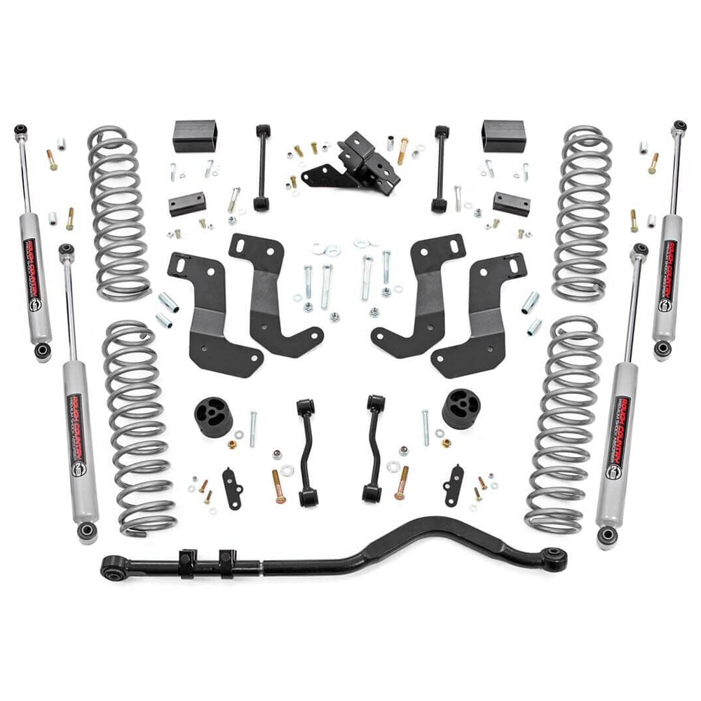 3.5" Rough Country Suspension Lift Kit (Jeep Wrangler JL 4-Door 4xe 2024-2025)