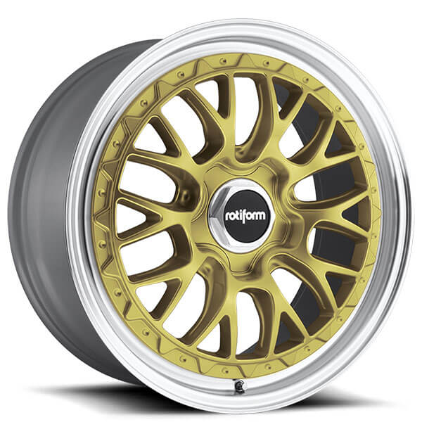 19 Quot Rotiform Wheels R156 Lsr Gold With Machined Lip Rims