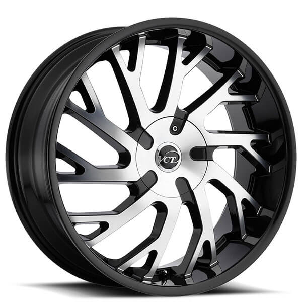 Vct Wheels V77 Black Machined Huge Size Lip Rims Vct0 1