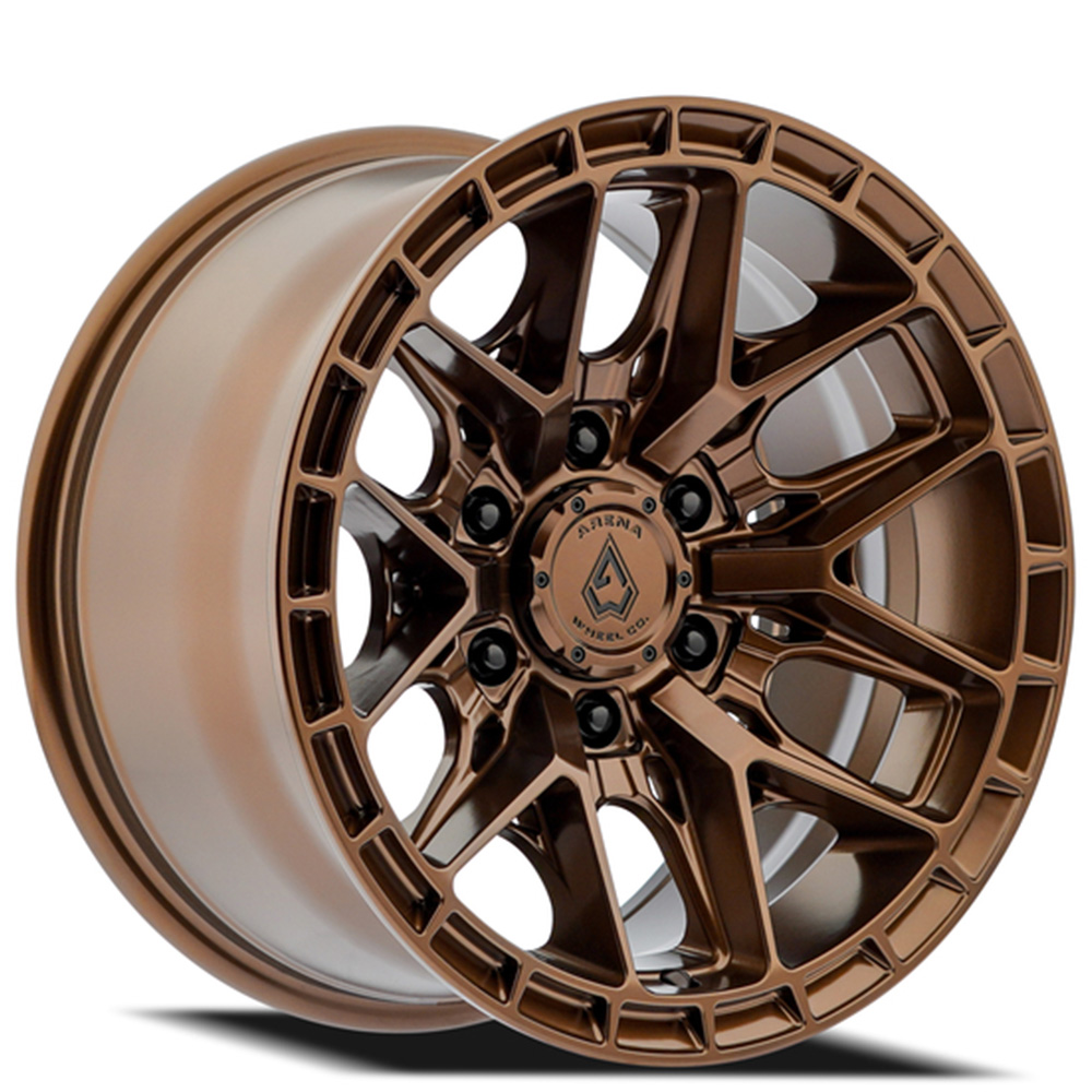 17" Arena Wheel Co A114 Battle Smoked Bronzed with Tint Clear 6-Lug Off-Road Rims