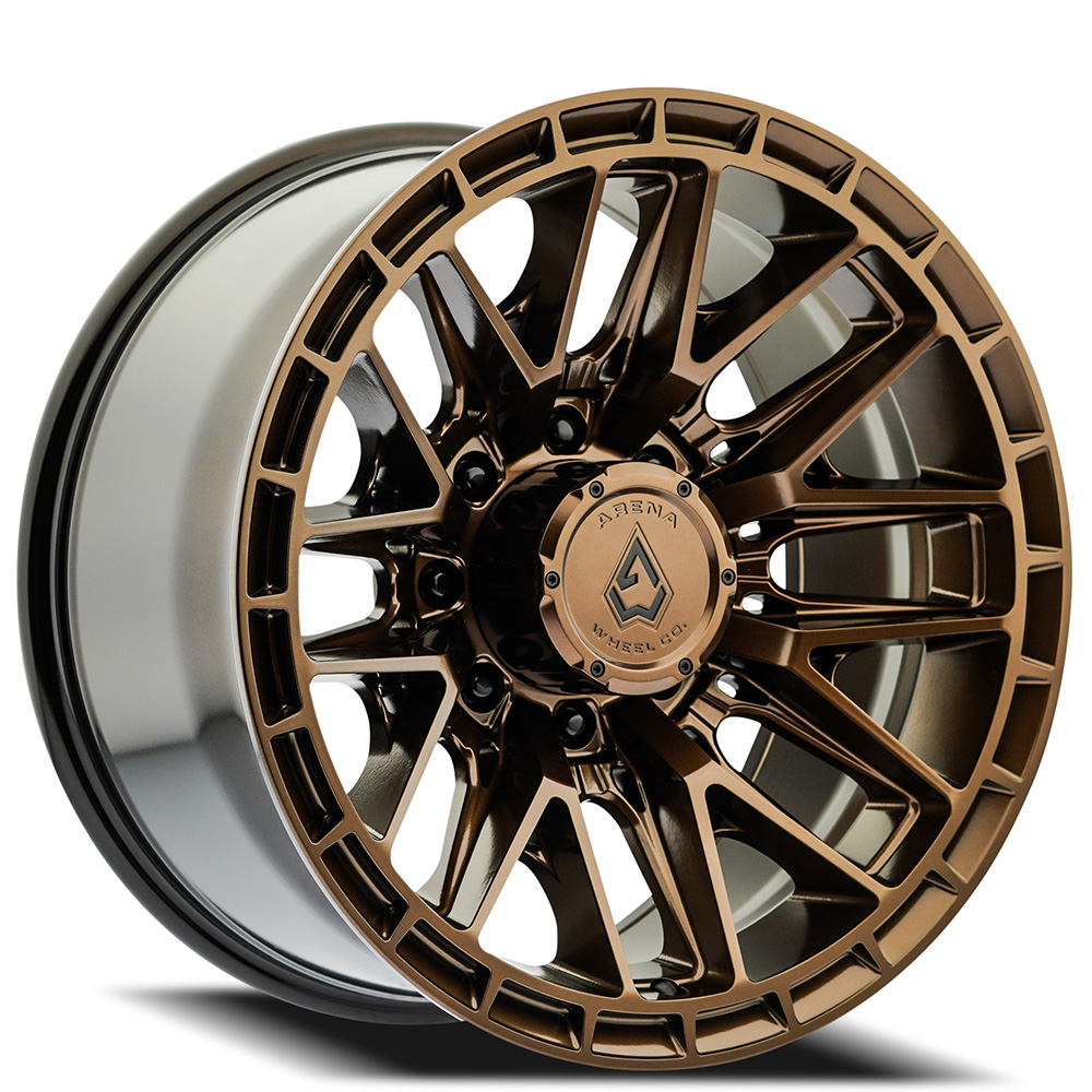 20" Arena Wheel Co A114 Battle Smoked Bronzed with Tint Clear 8-Lug Off-Road Rims 