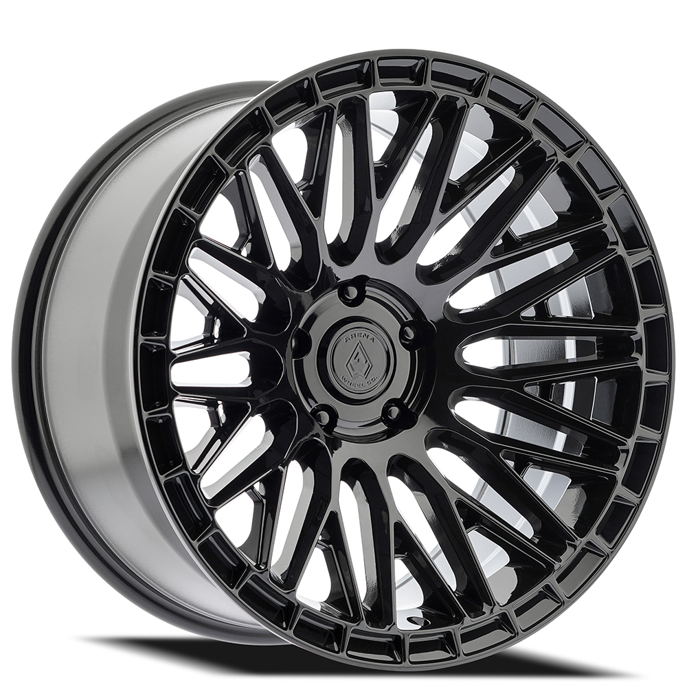 20" Arena Wheel Co A118 Karma Gloss Black Off-Road Rims 