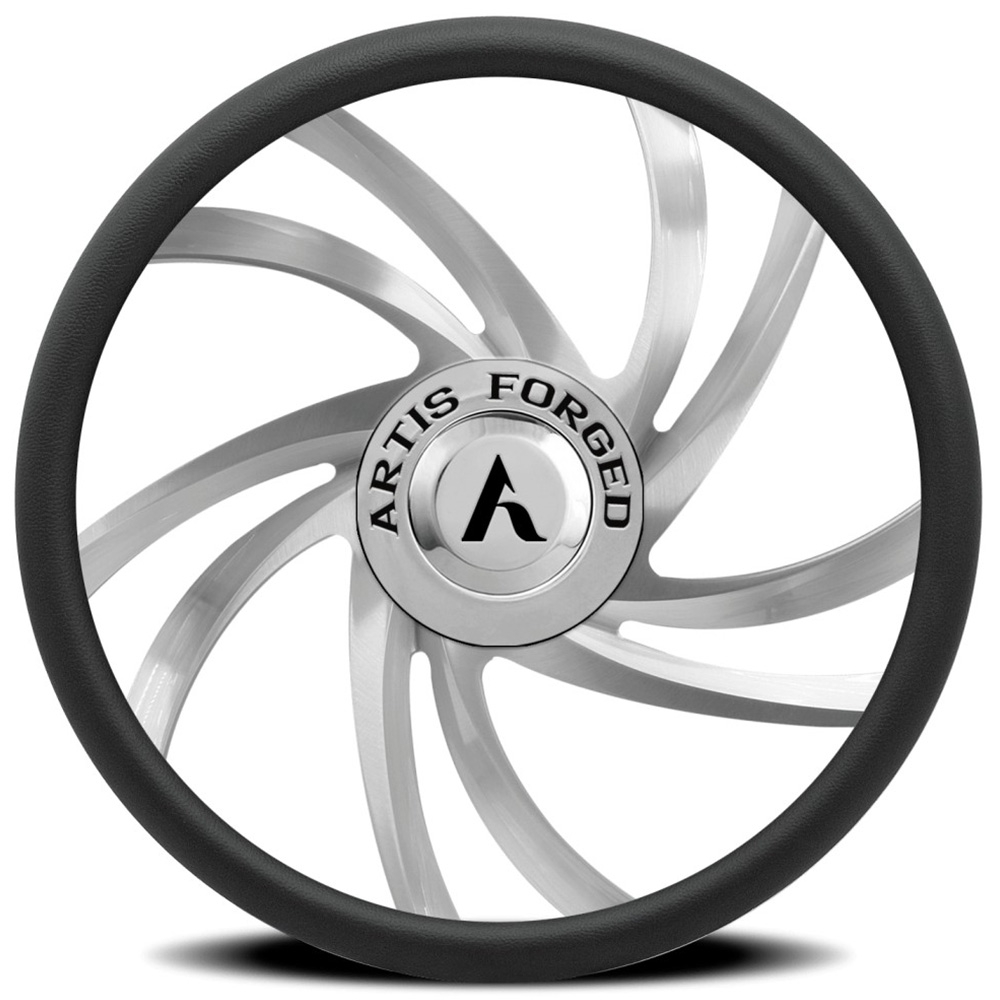 Artis Forged Custom Steering Wheel Twister Brushed