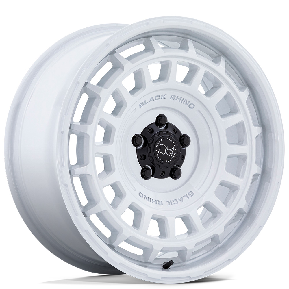 20" Black Rhino Wheels Awol BR024 Gloss White Off-Road Flow Formed Rims