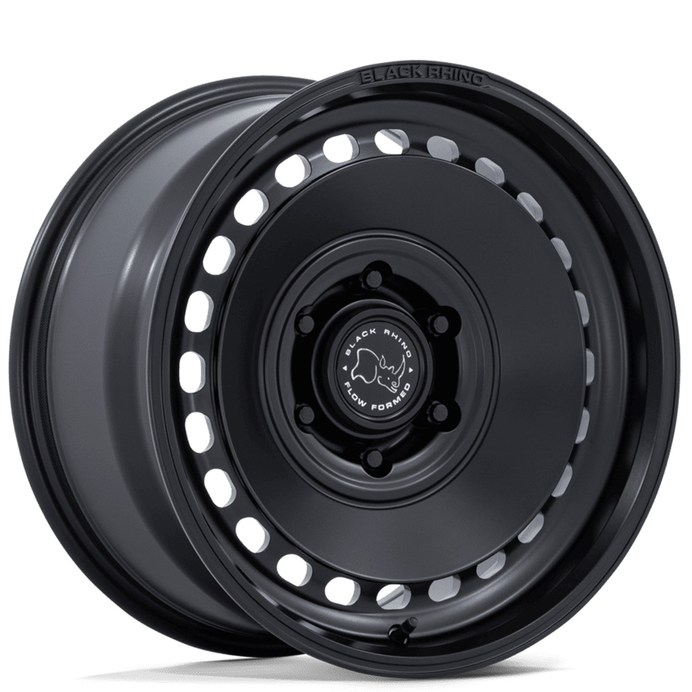 17" Black Rhino Wheels Basin BR036 Matte Black Off-Road Flow Formed Rims