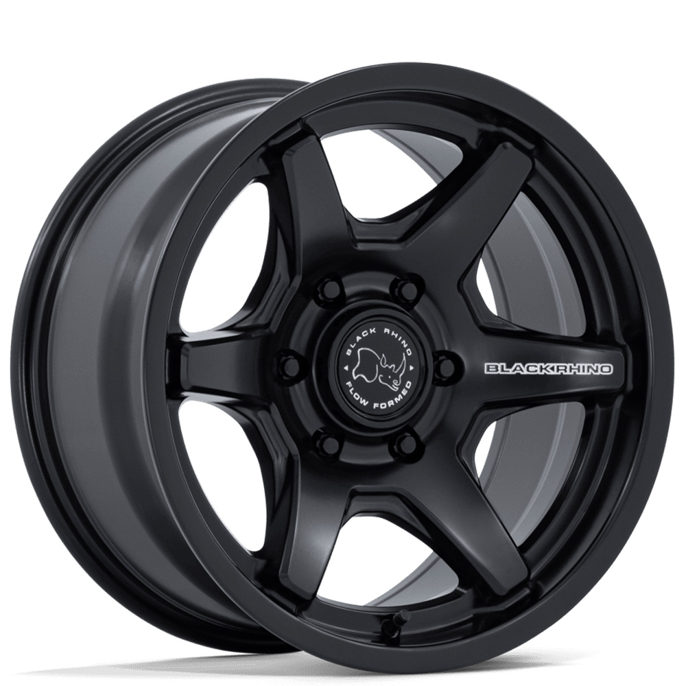 17" Black Rhino Wheels Kuma BR035 Matte Black Off-Road Flow Formed Rims