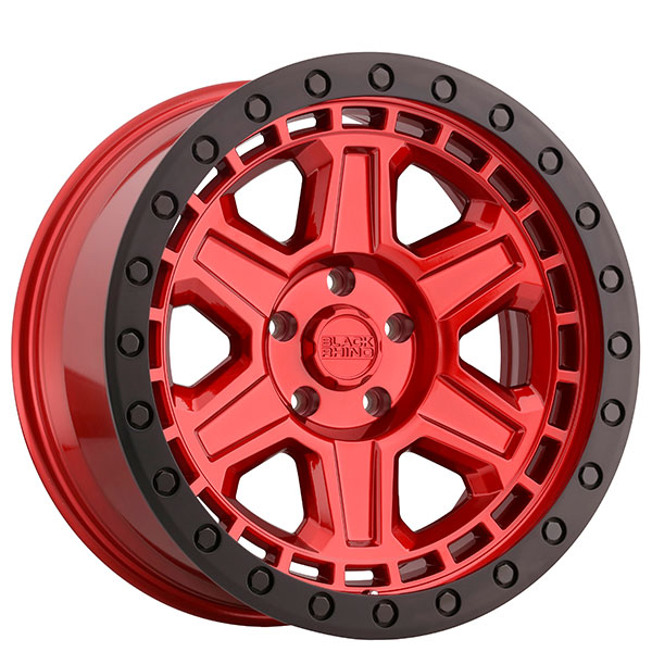 red wheel lugs