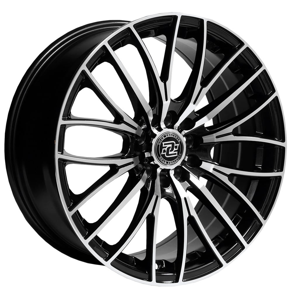 17 Drag Concepts Wheels R37 Gloss Black Machined Rims Drg045 1