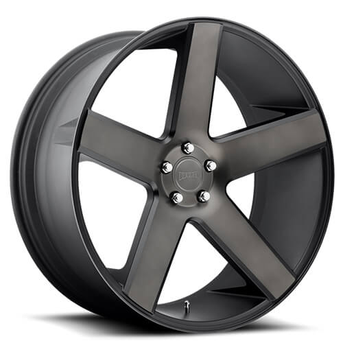 26 inch black dub ballers