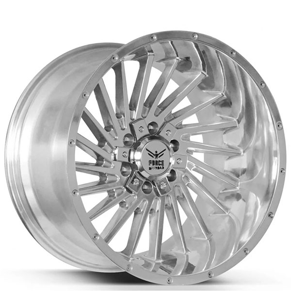 20" Force OffRoad Wheels F38 Polished Rims FOF0301