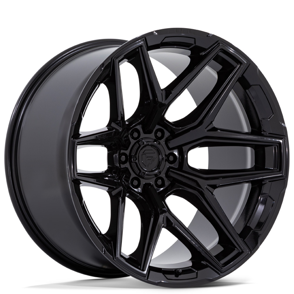 18" Fuel Wheels FC854 Flux 6 Gloss Black Off-Road Rims 