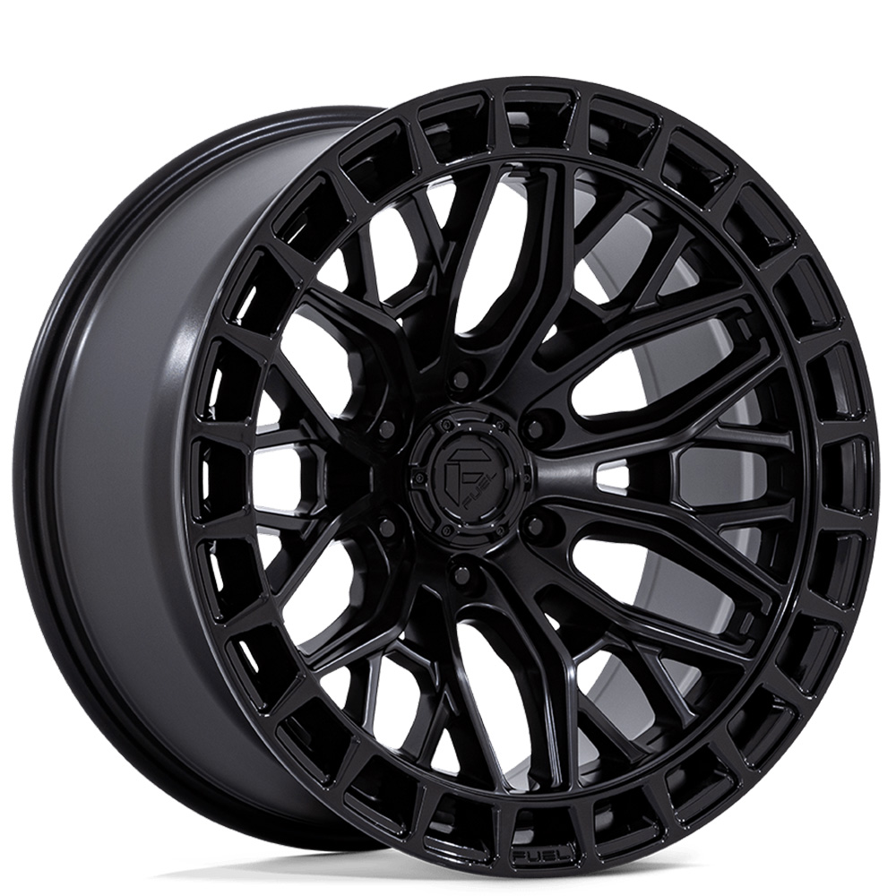 17" Fuel Wheels FC869 Sigma Blackout with Gloss Black Lip Off-Road Rims