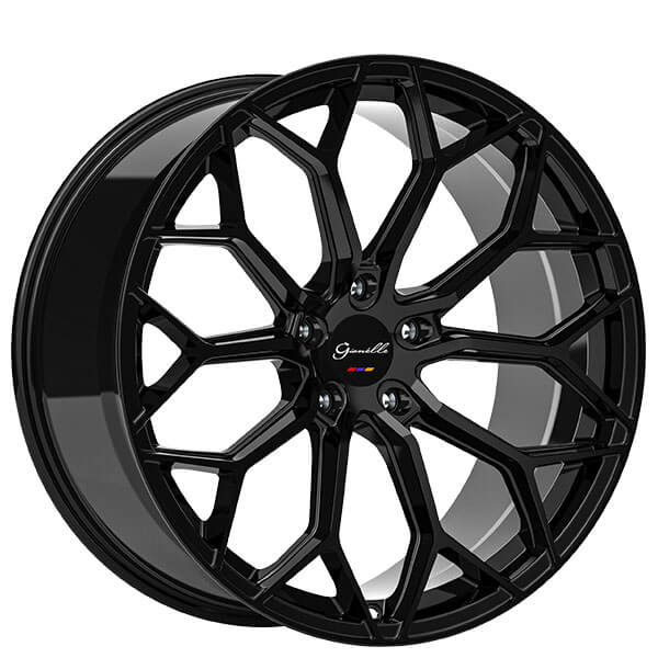 24" Gianelle Wheels Monte Carlo Gloss Black Rims 