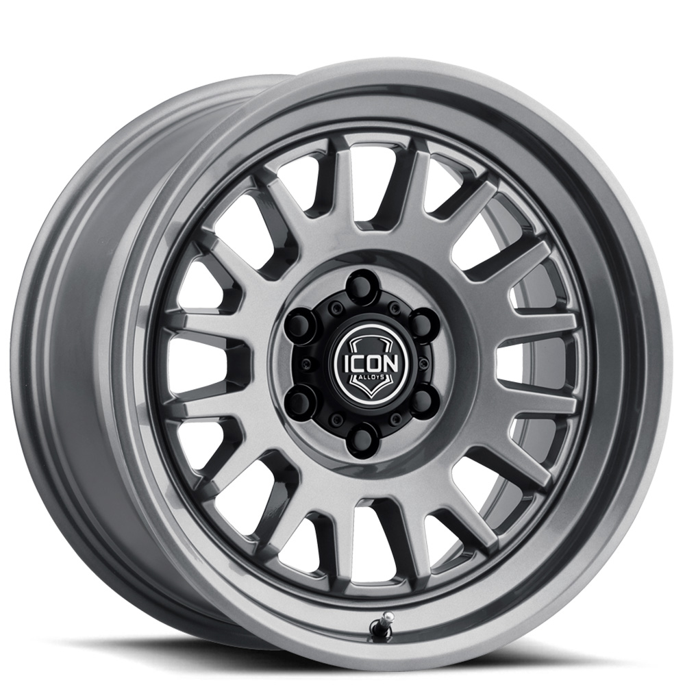 17" ICON Alloys Wheels Anza Gunmetal Off-Road Rims