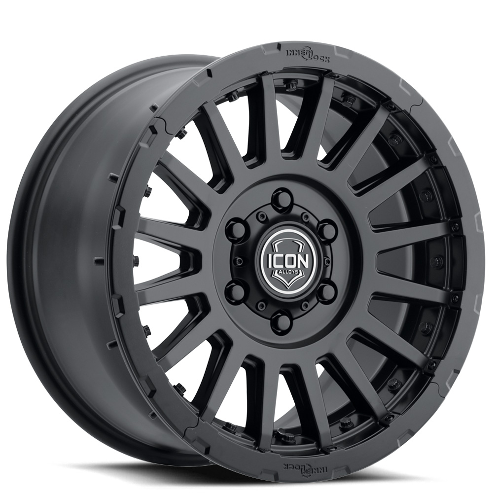 17" ICON Alloys Wheels Recon Pro Satin Black Off-Road Rims
