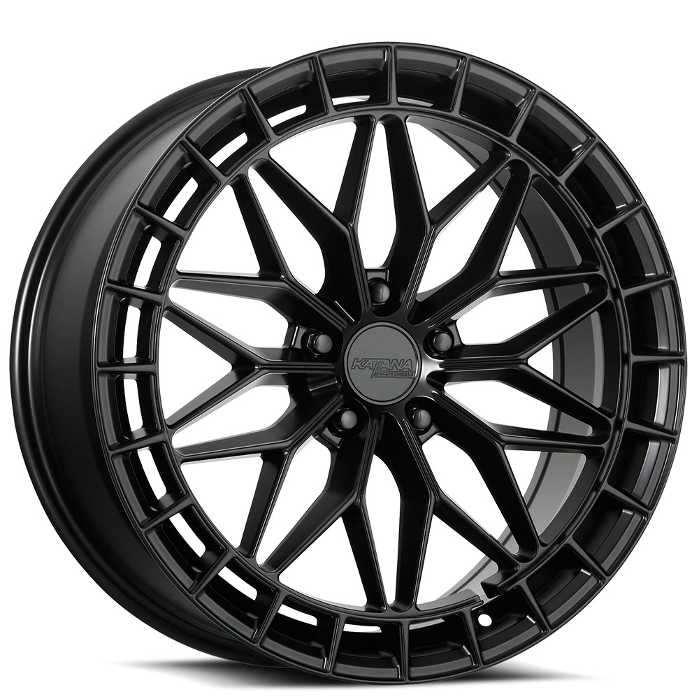 20" Katana Racing Wheels KR12 Matte Black Rims