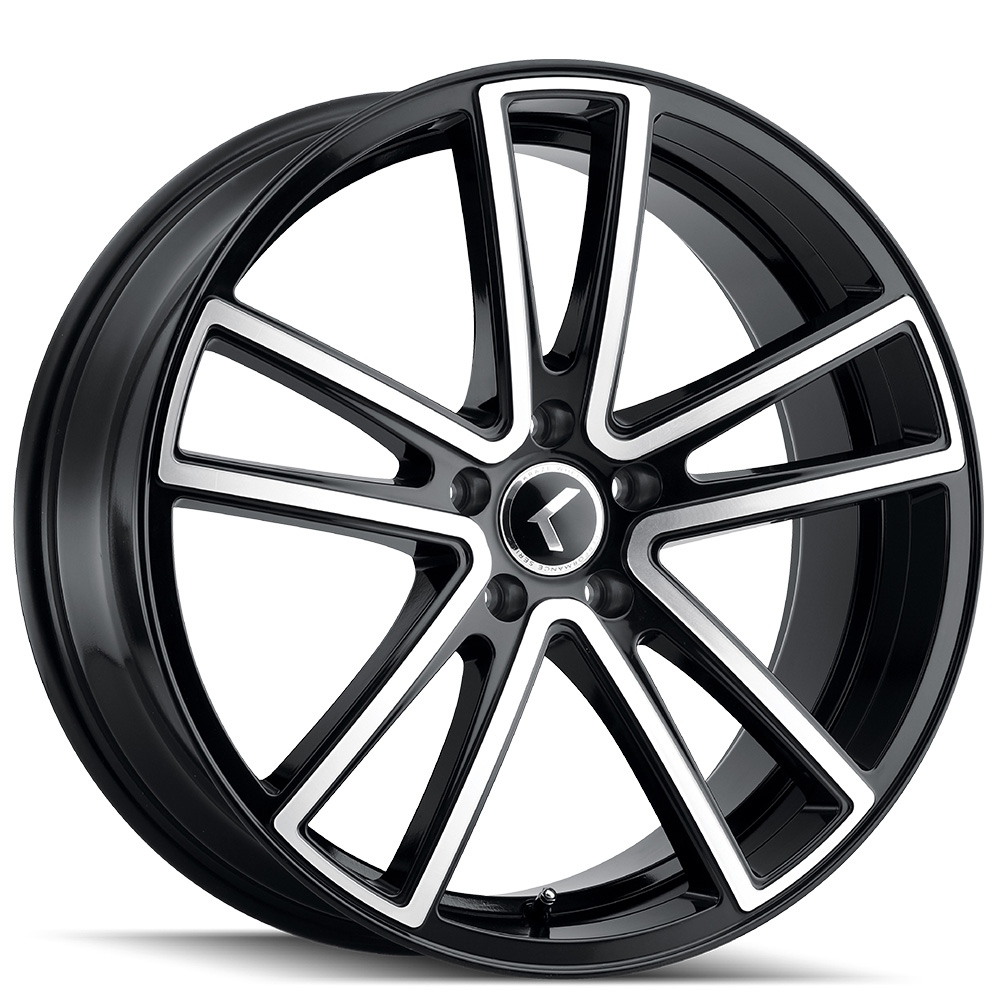 20" Kraze Wheels KR190 Lusso Gloss Black Machined Rims