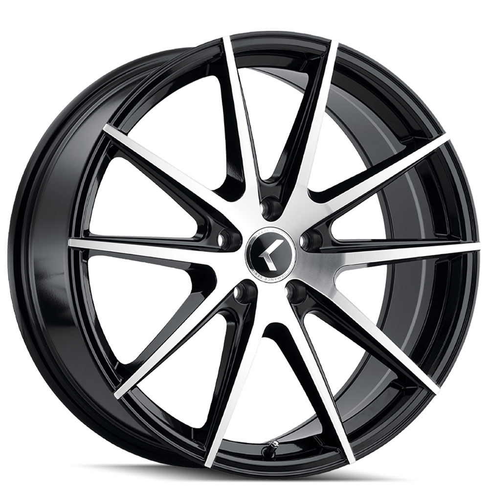 20" Kraze Wheels KR193 Turismo Gloss Black Machined Rims