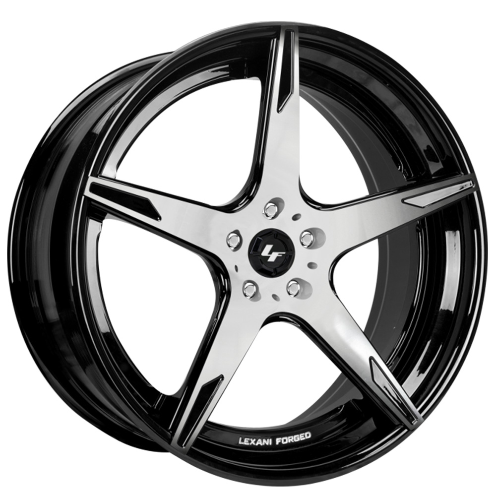 20/21" Lexani Forged Wheels LZ-103 Gloss Black Machined Rims 