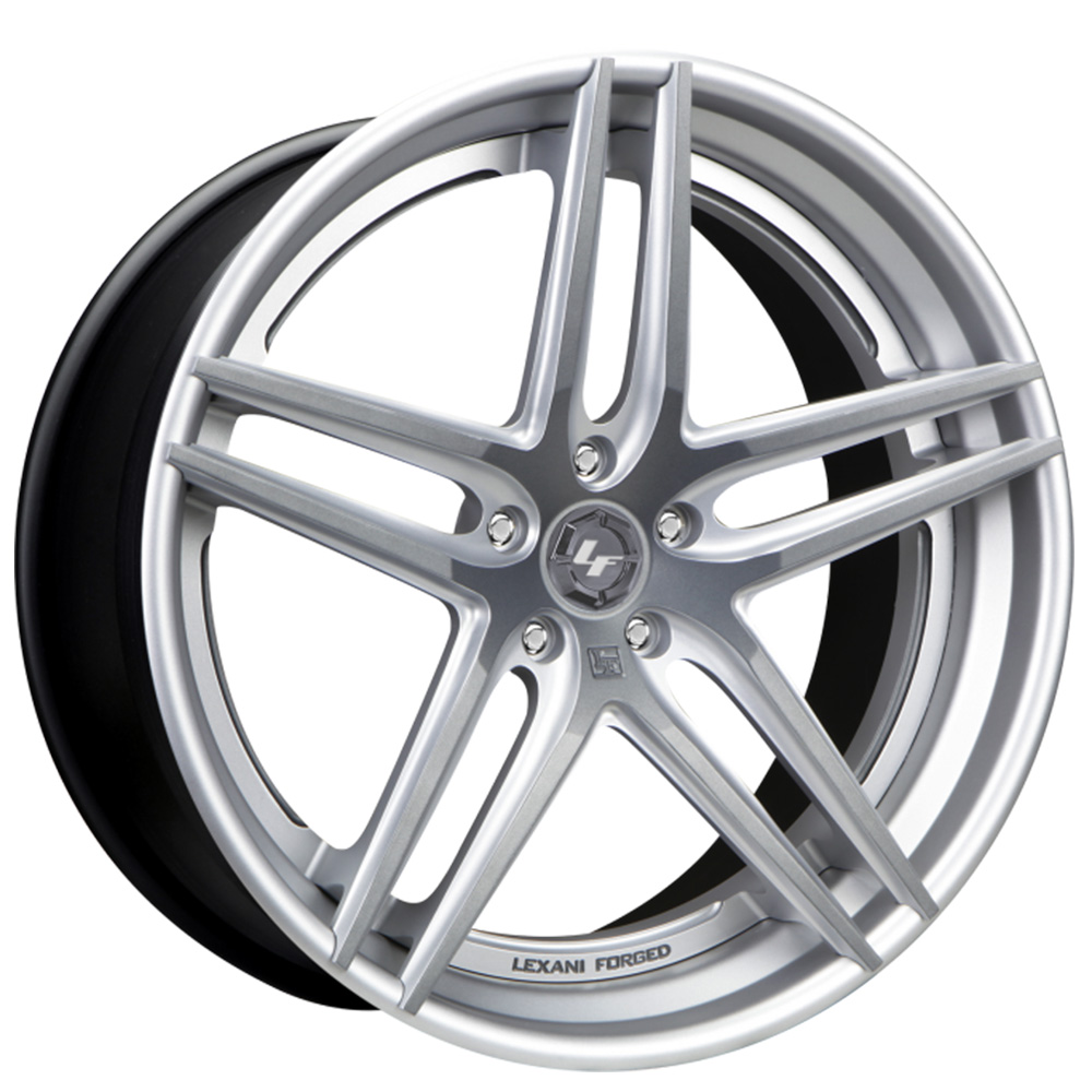 22" Lexani Forged Wheels LZ-105 Silver Machined Rims