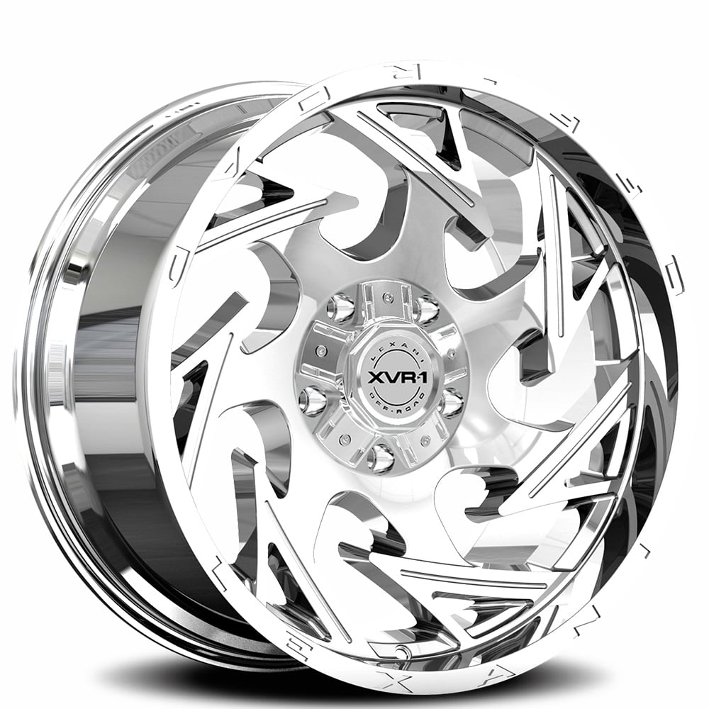 22" XVR-1 Off-Road Wheels Insane Chrome Rims #LOF005-2