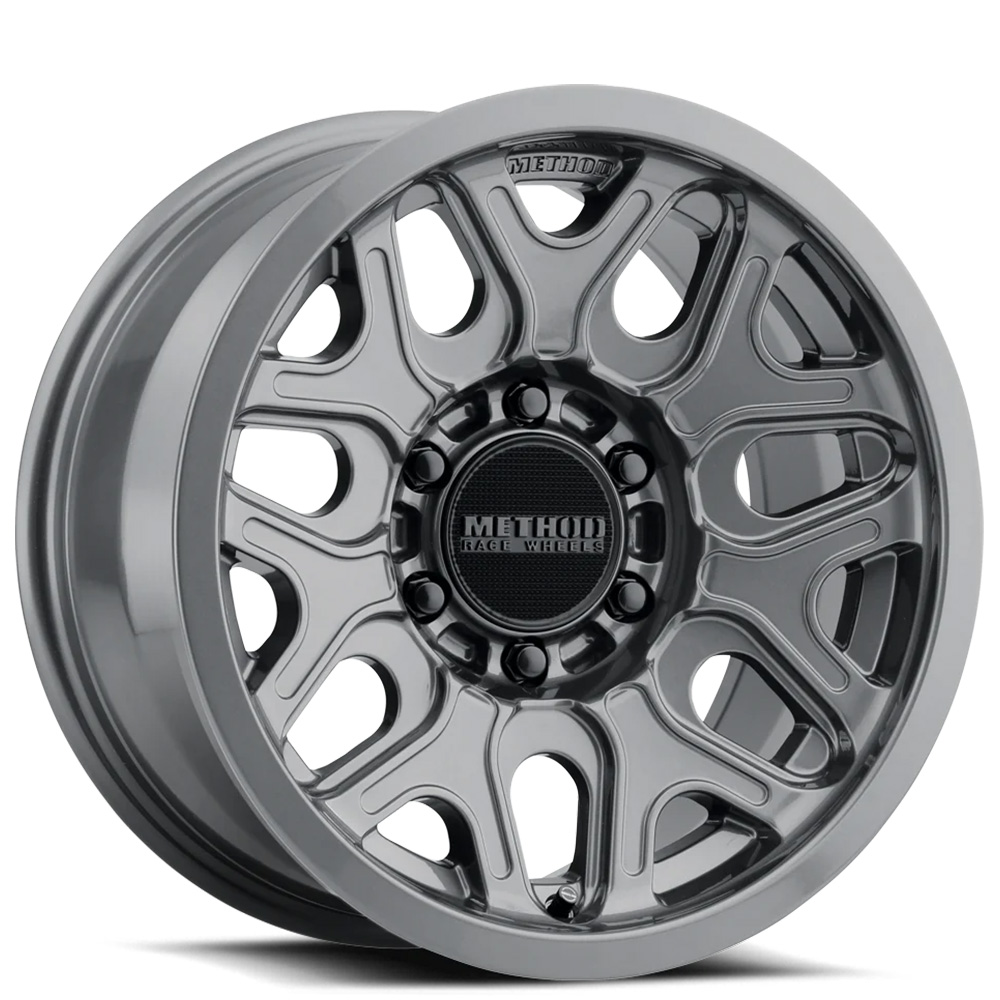 18" Method Wheels 322 Gloss Titanium Off-Road Rims