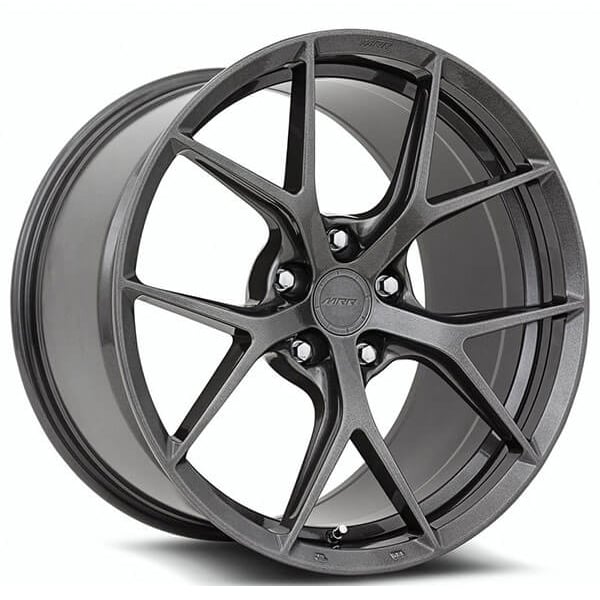 Staggered Mrr Wheels Fs Gloss Gunmetal Flow Formed Rims Mrr