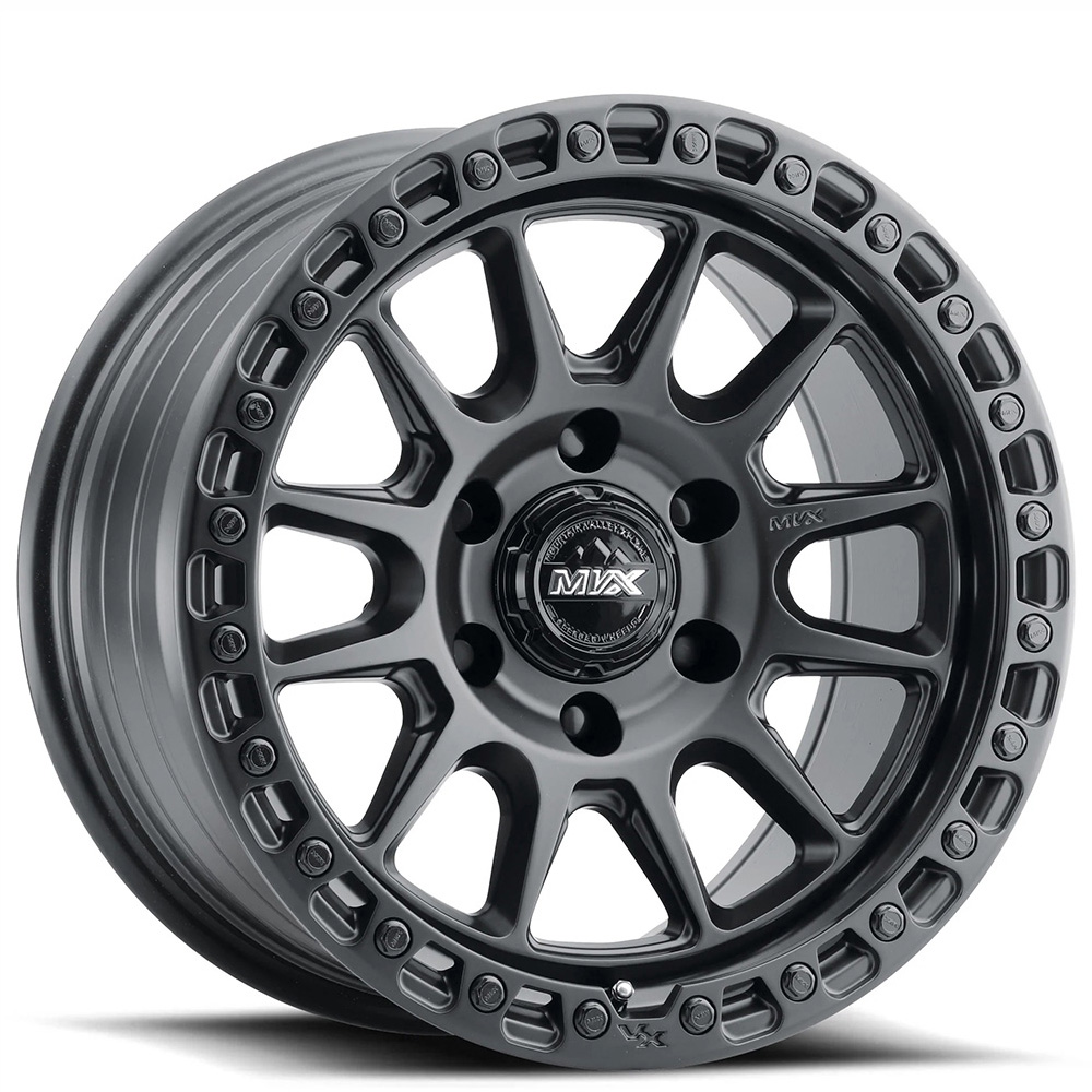 20" MVX OffRoad Wheels VX12 Matte Black Rims MXO0013