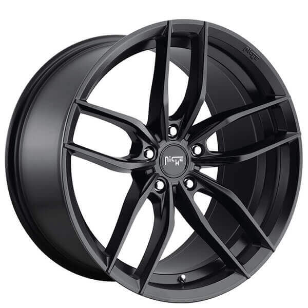 20/22" Niche Wheels M203 Vosso Matte Black Polaris Slingshot / 3-Wheeler Rims