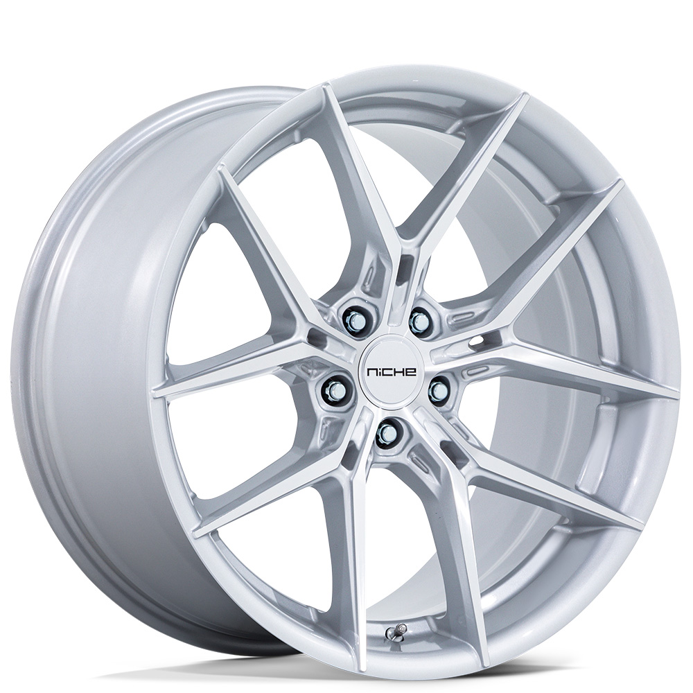 18" Niche Wheels NC279 Prodigy 5 Silver with Machined Face Rims