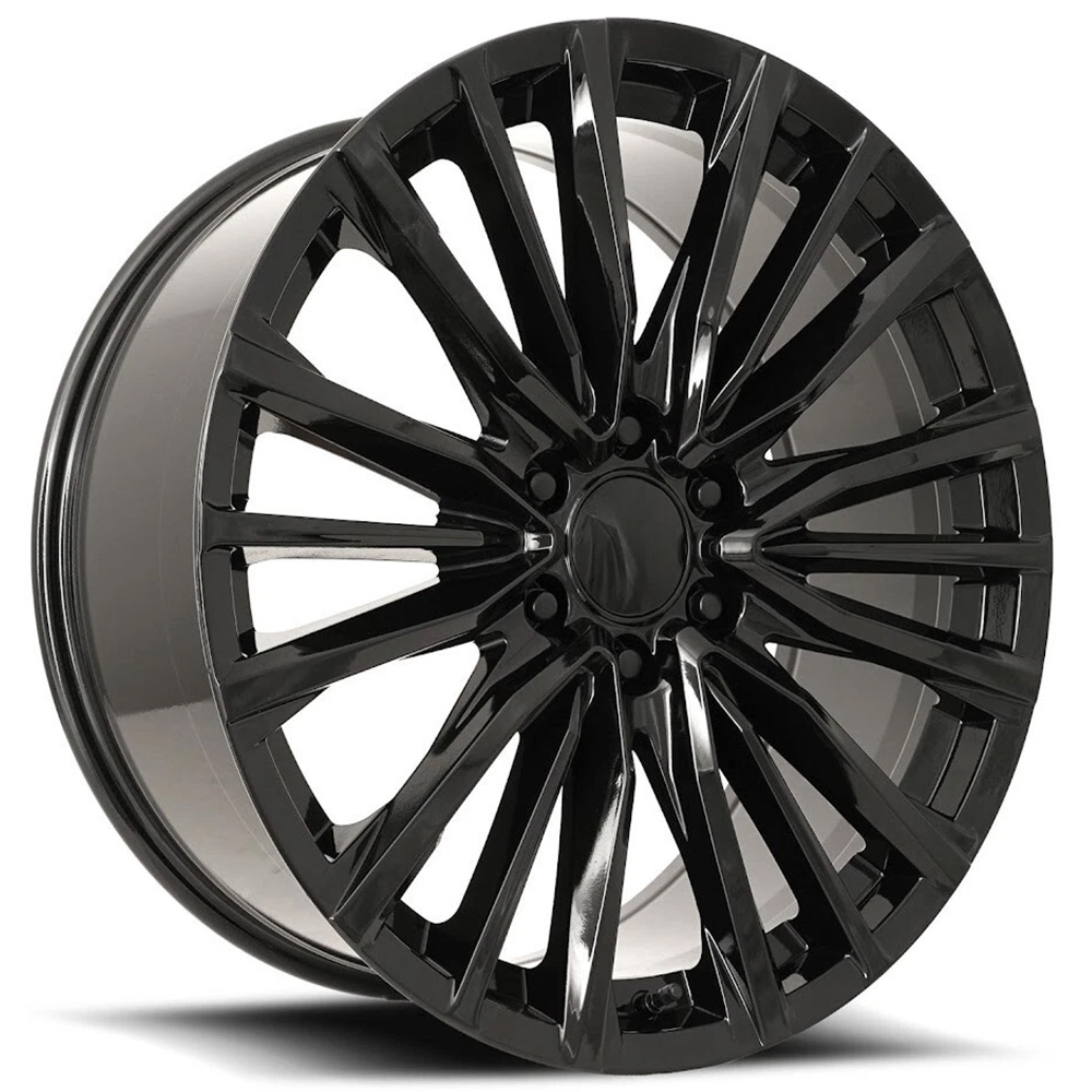 24" Platinum V Wheels FR 205 Gloss Black OEM Replica Rims